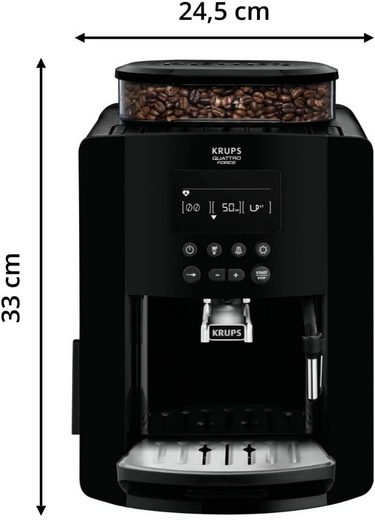 Krups EA817K Kaffeevollautomat Arabica, + 2Kg Kaffeebohnen Best Crema - techniktrends