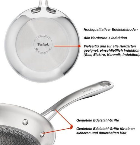 Tefal E49706 Bratpfanne Pfanne 28cm + Pfannenwender - techniktrends