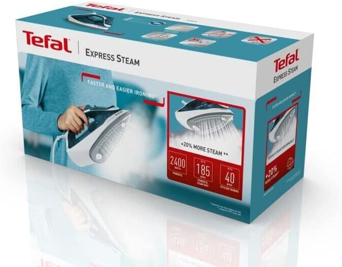 Tefal Express Steam Dampfbügeleisen mit Ablage Anti-Kalk-System 2400 Watt - techniktrends