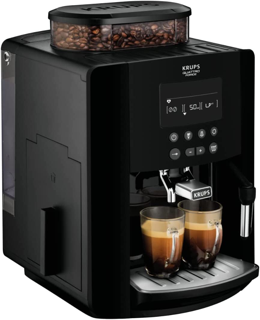 Krups Arabica EA817K Kaffeevollautomat mit Milchaufschäumdüse 1450W - techniktrends
