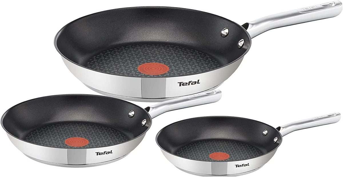 Tefal DUETTO 12 Tlg Topset- Pfannenset Edelstahl induktionsgeeignet - techniktrends