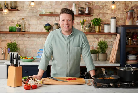 Tefal Jamie Oliver K26708 Steakmesserset 4tlg, Edelstahl Steakbesteckset