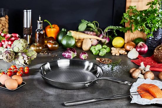 Tefal Pfannenset Eternal Mesh 24 28cm + Jamie Oliver Glasdeckel - techniktrends