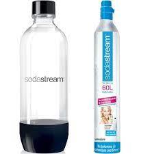 SodaStream CO2 Zylinder  und 1 Liter PET Flasche PET-Sprudler geeigne - techniktrends