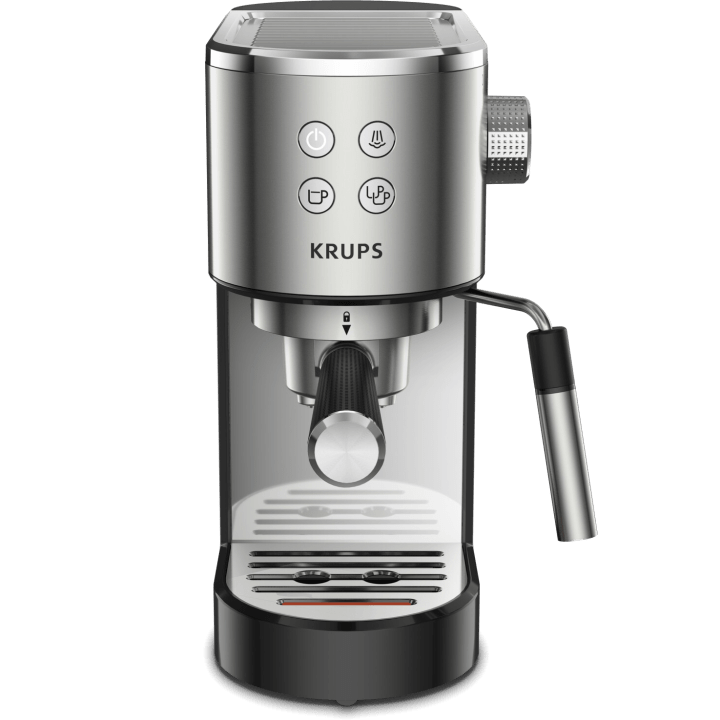 Krups Espresso Siebträgermaschine mit Milchdüse Virtuoso XP442C - techniktrends